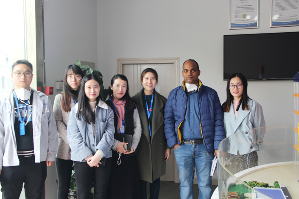 印度客户来我司参观考察