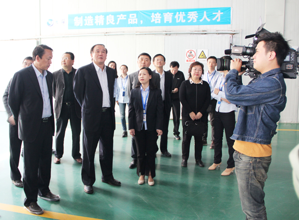 合肥市政协主席韩冰一行来我司调研